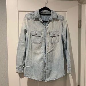 Denim button up